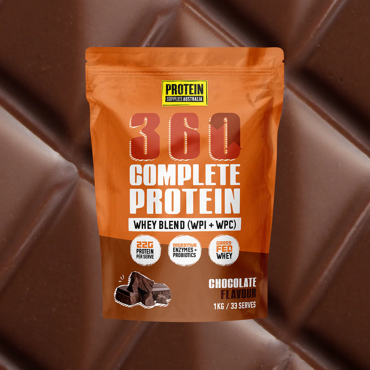 Protein Supplies Australia - 360 Whey Choc 1kg