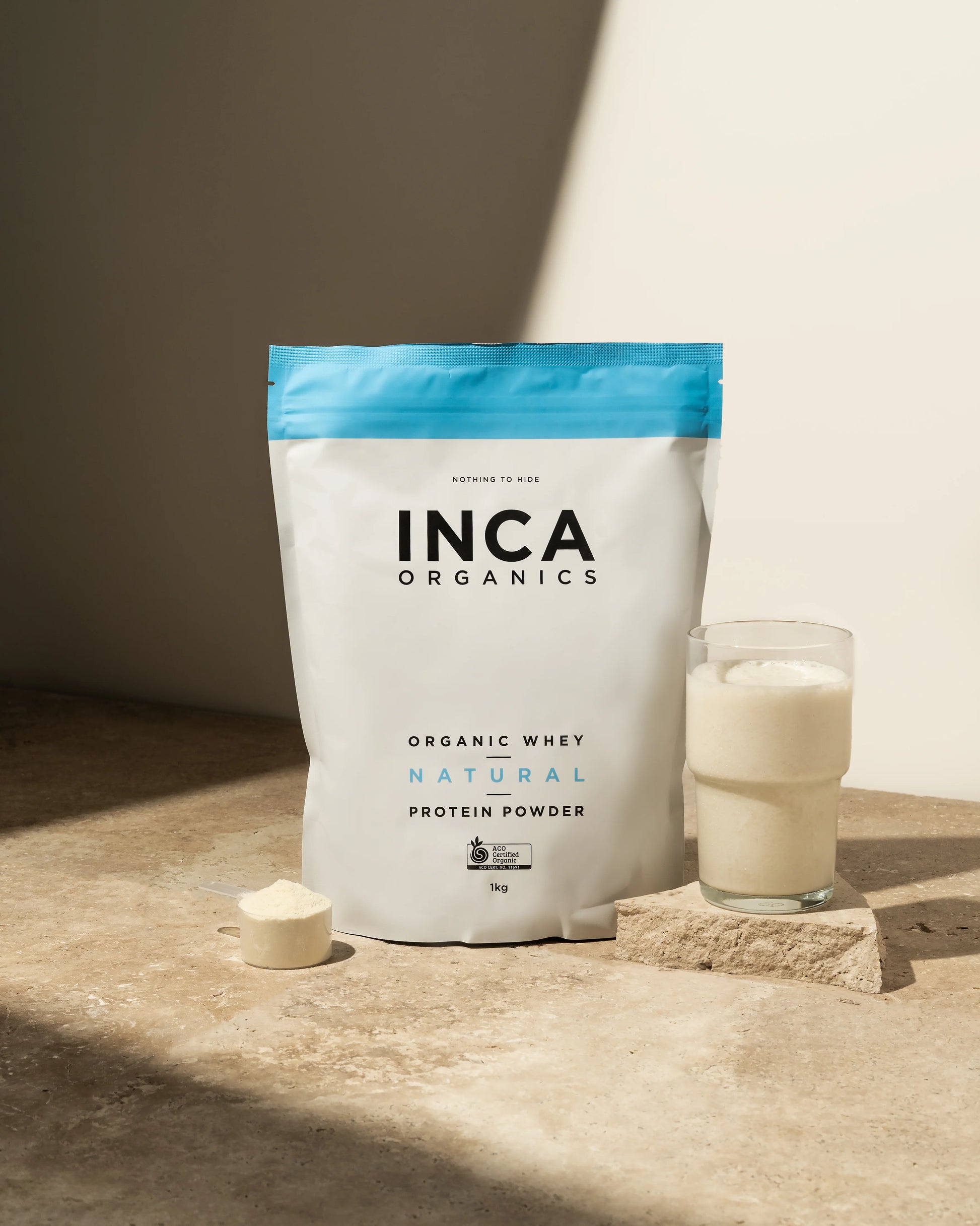 Inca Organics - Whey Natural Protein Powder 1kg