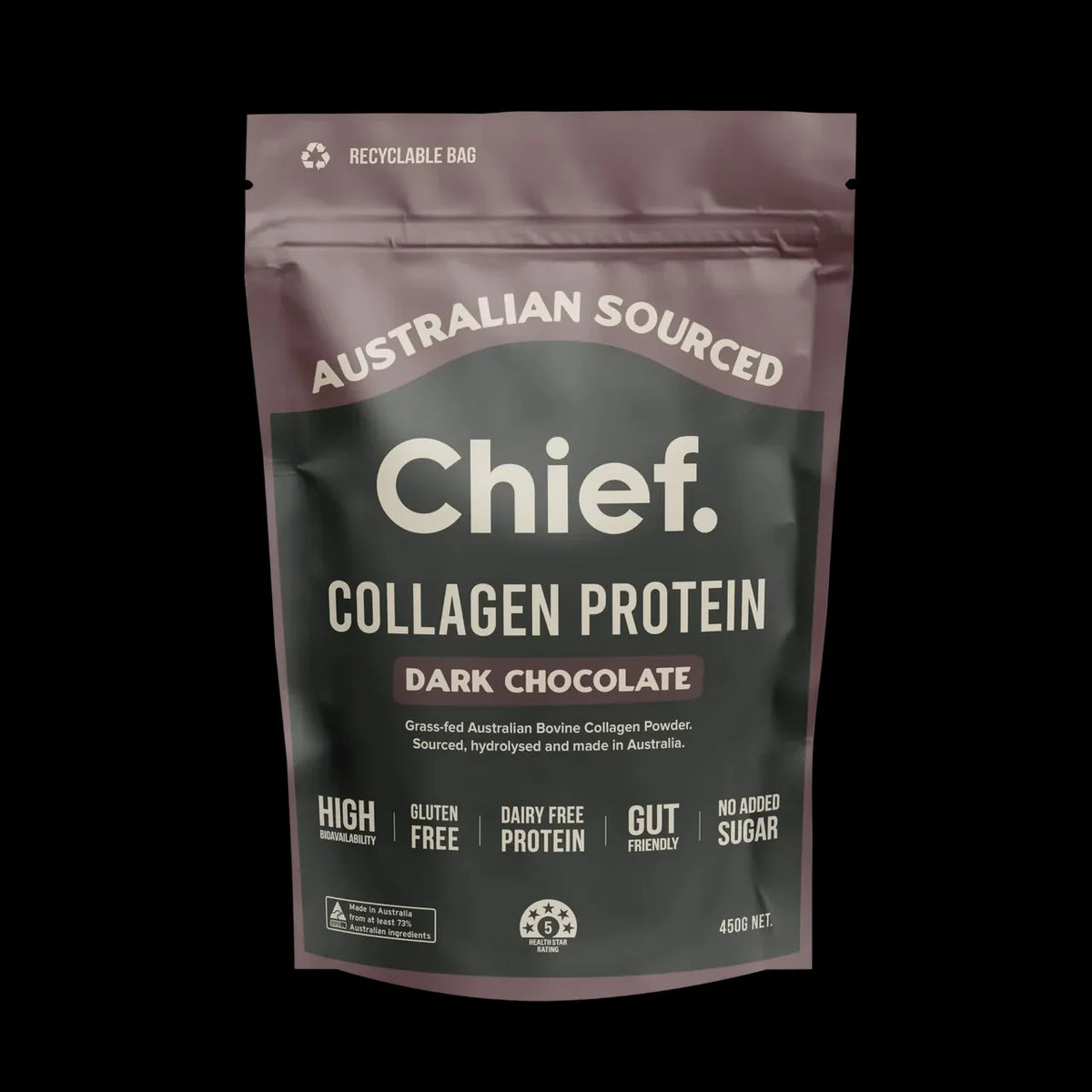 Chief - Australian Collagen Powder Dark Choc 450g