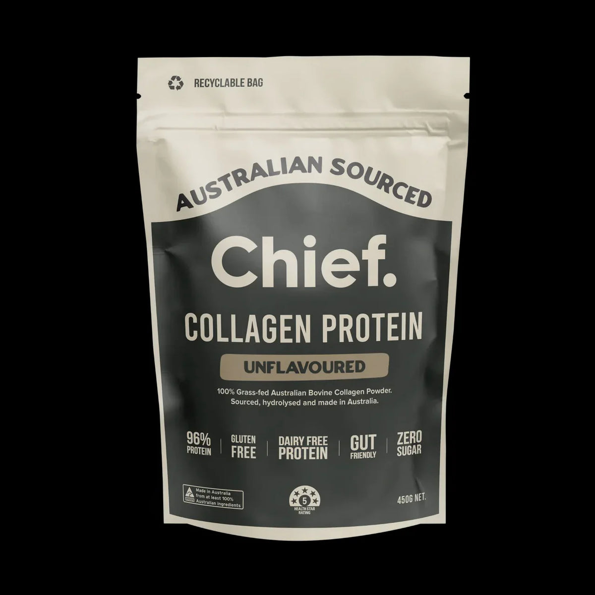 Chief - Australian Collagen Powder Unflavoured 450g