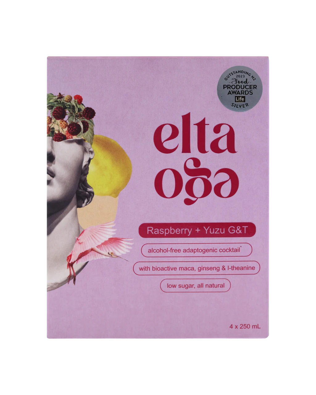 Elta Ego - Raspberry + Yuzu G&T 4pk 250ml