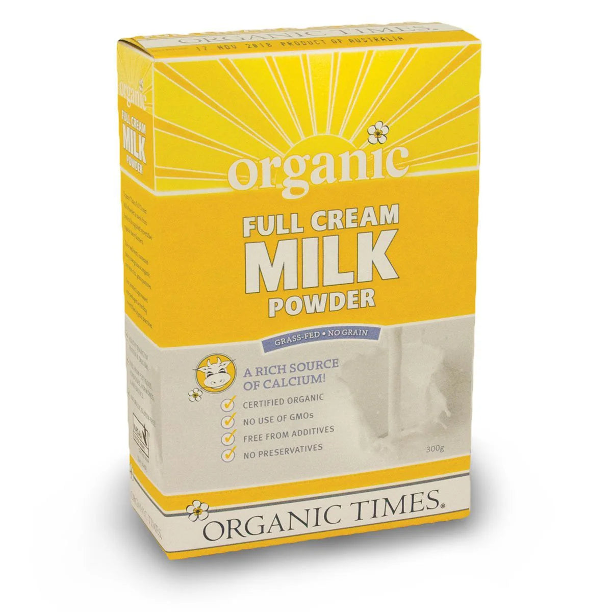 Organic Times - Milk Powder Full Cream 300g 300g
