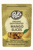 Pat's - Organic Mango slices 80g