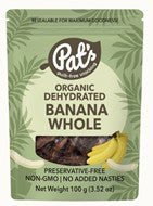 Pat's - Organic Banana Whole 100g