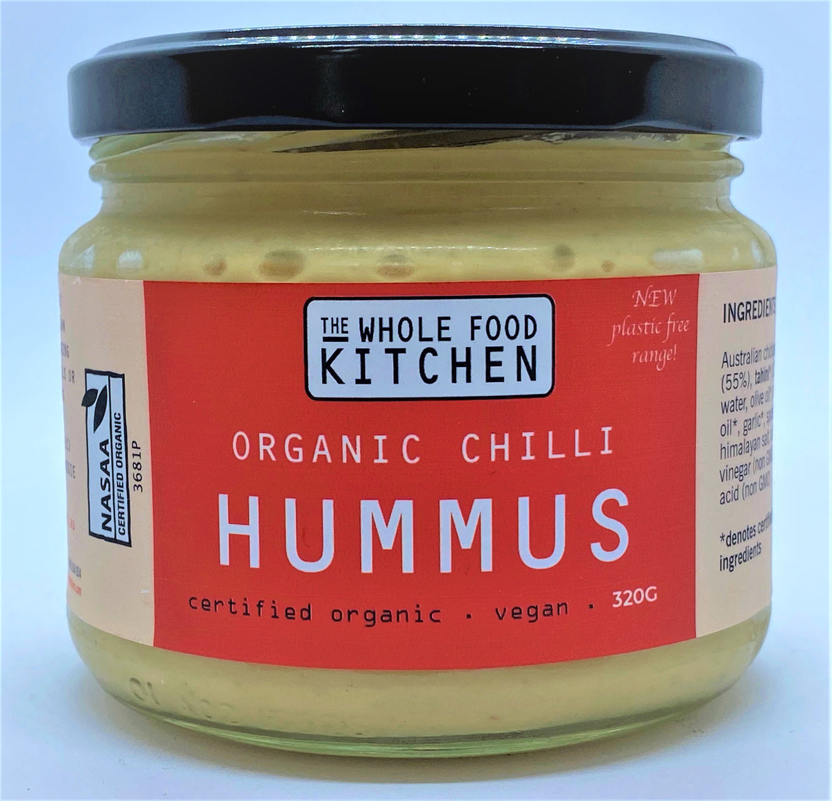 The Whole Food Kitchen - Dip C/hummus (glass) 320g
