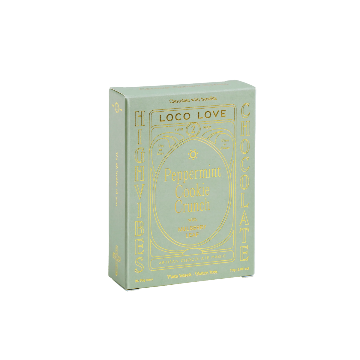 Loco Love - Twin Pack Peppermint Cookie Crunch 70g