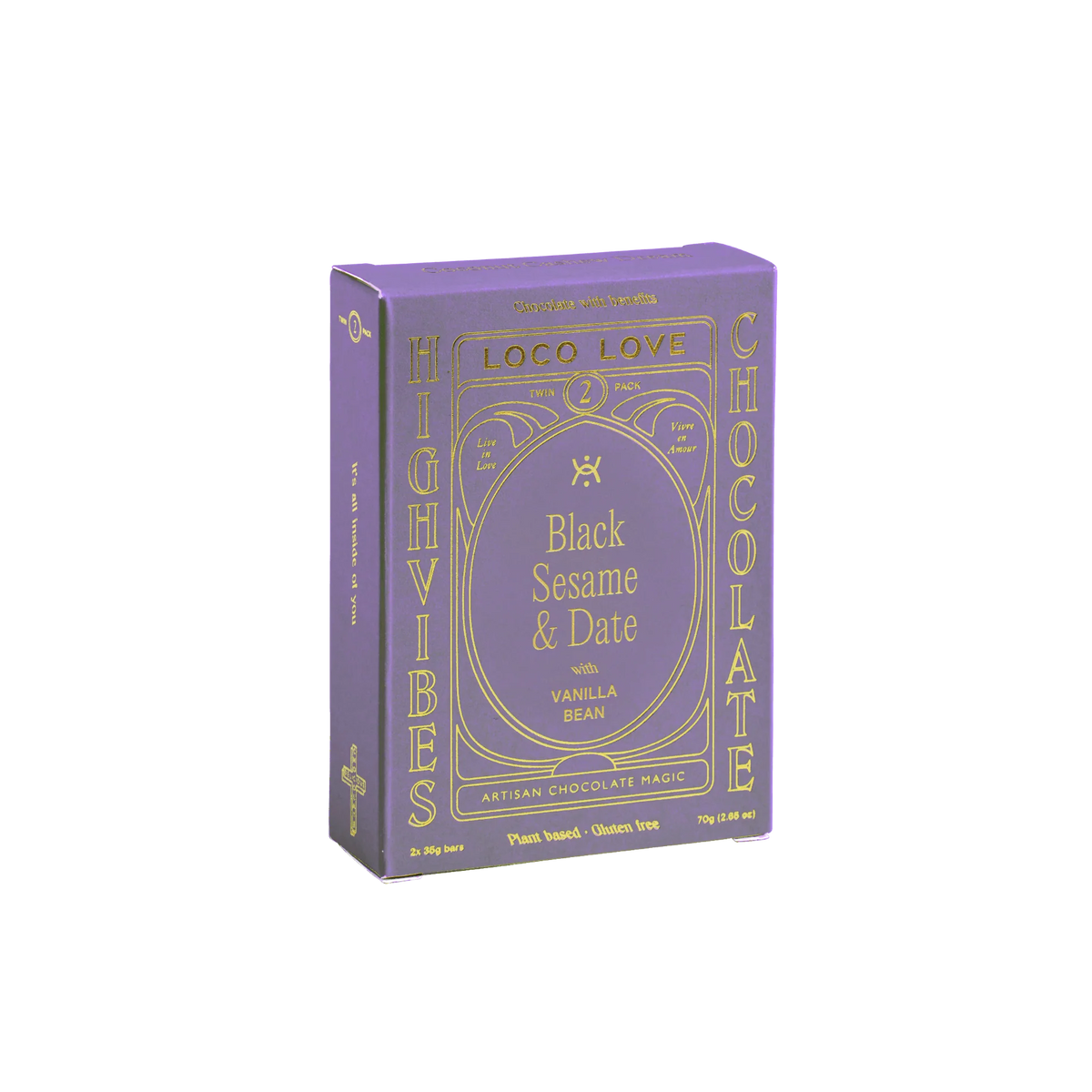 Loco Love - Twin Pack Black Sesame & Date 70g