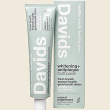 Davids - Toothpaste Whitening + Antiplaque Peppermint 149g